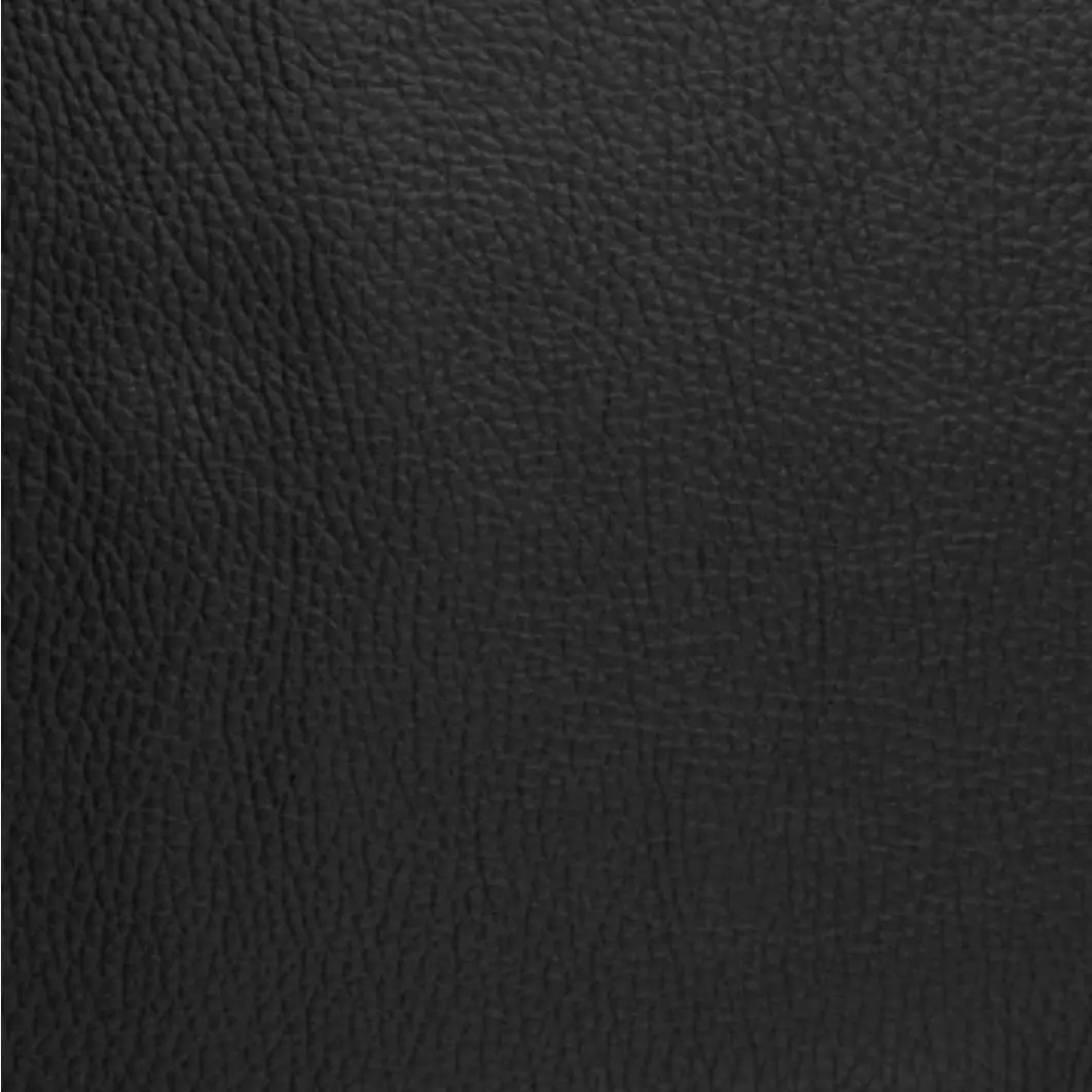 Close-up: Siena aniline leather texture, black