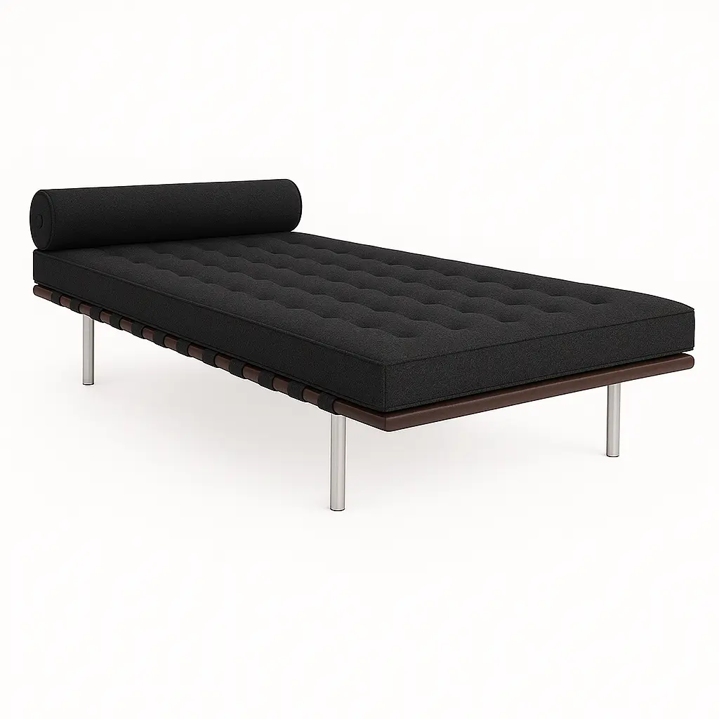 1450-M-Mies van der Rohe-Barcelona Day Bed-cashmere-blk.webp