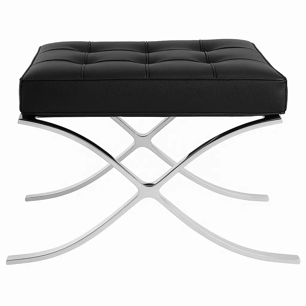 n1400-d3-Mies van der Rohe-Barcelona Ottoman-leather-detail-3.webp