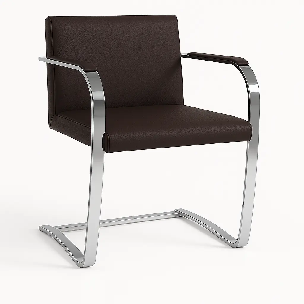 n1410-06-Mies van der Rohe-Brno chair flatsteel-color-Br.webp