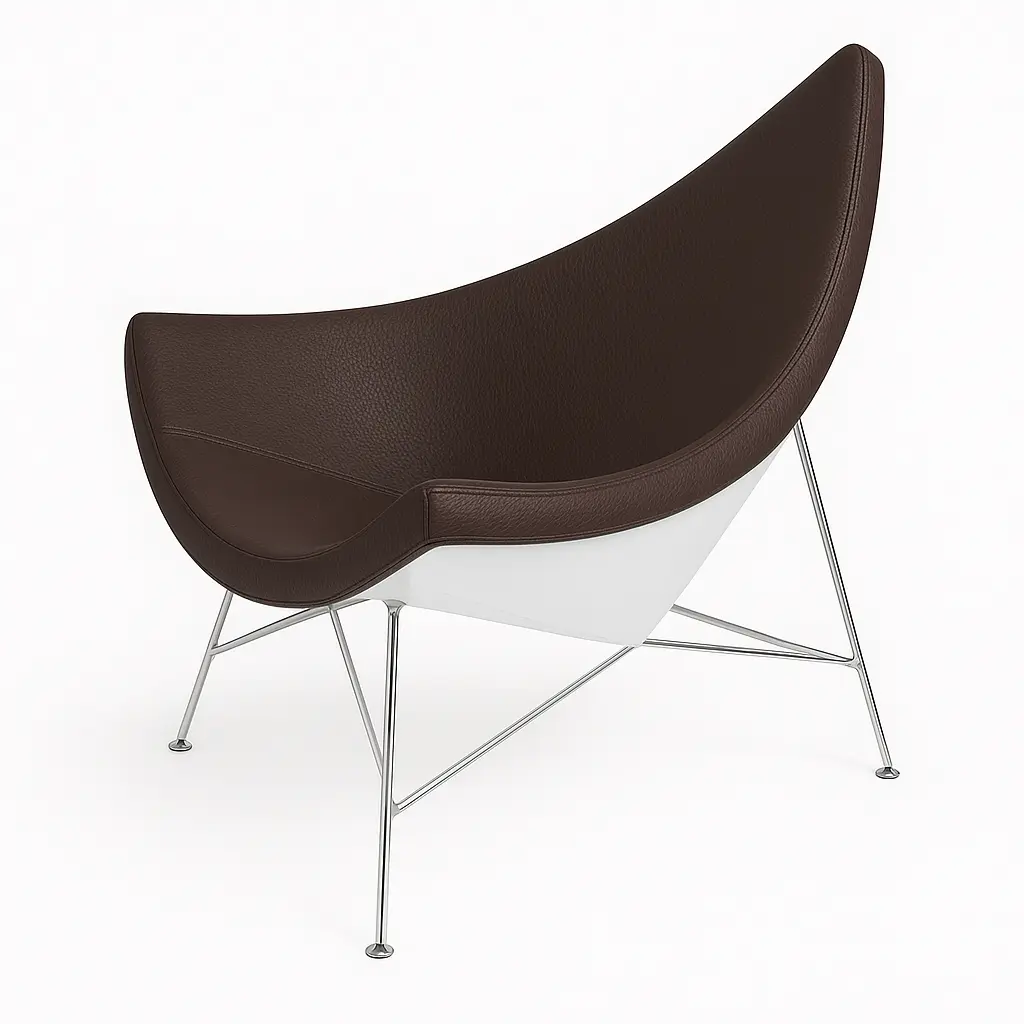 n2360-d4-George Nelson-coconut chair-color-Br.webp