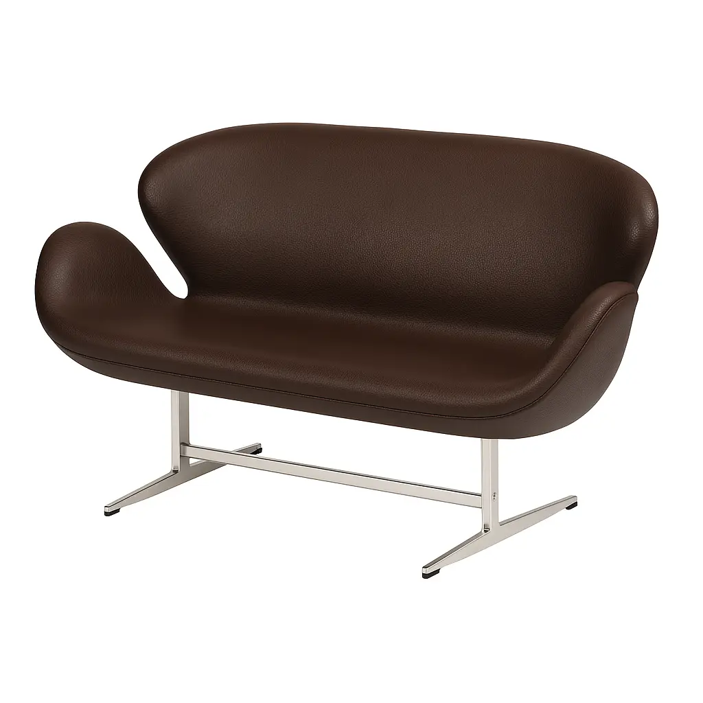 n2440-d4-Arne Jacobsen-Swan sofa leather-color-Br.webp