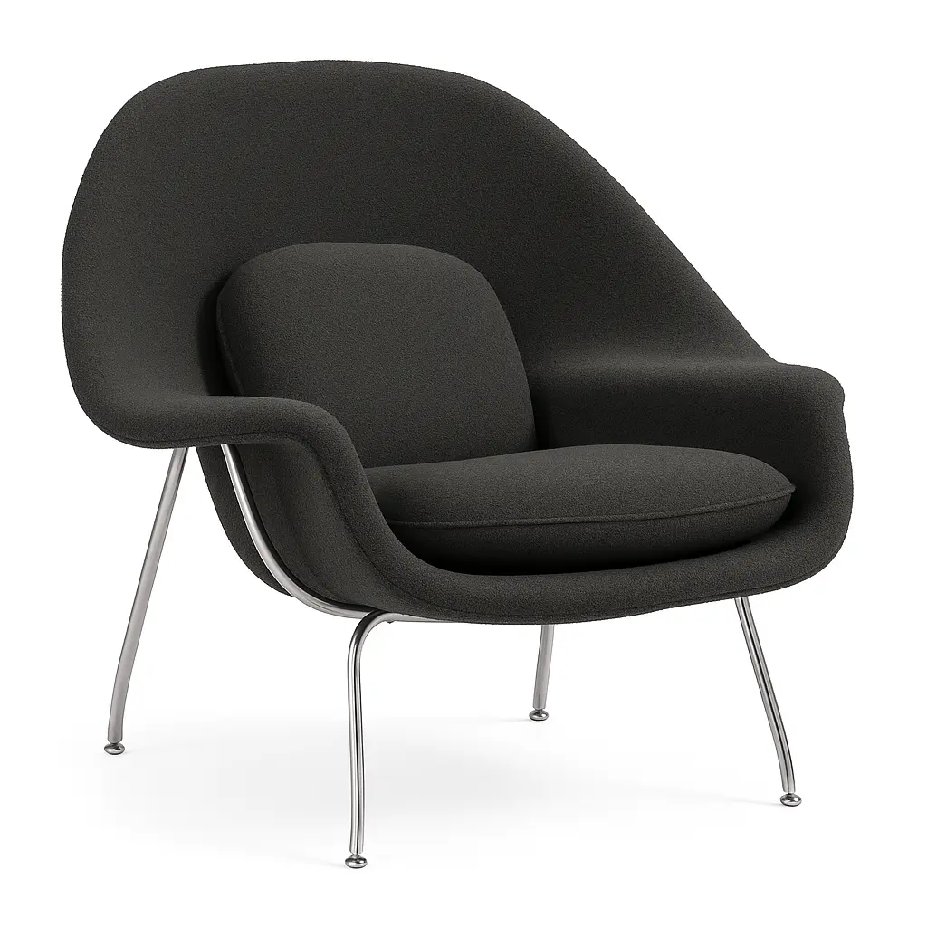 n2480-d5-Eileen Gray- Womb chair-Cashmere-Color-BLK.webp