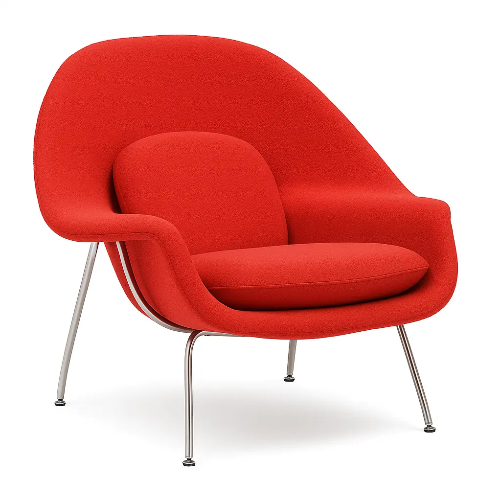n2480-d5-Eileen Gray- Womb chair-Cashmere-Color-Red.webp