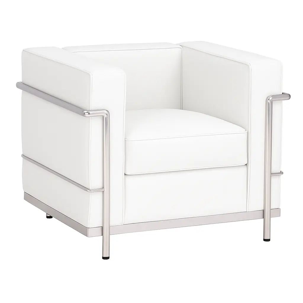 [1100-14-0000-2502] Armchair LC Series No 2 (White)