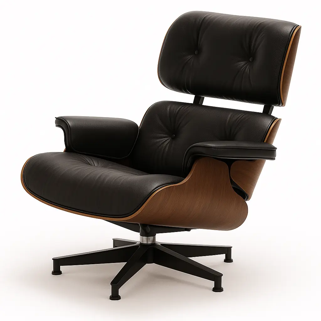 Eames Lounge Chair (Black)