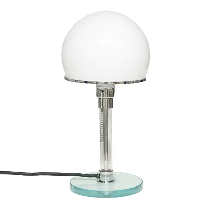 Wagenfeld Bauhaus Lamp with Glass Base