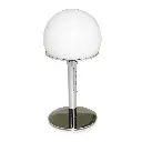 Wagenfeld Bauhaus Lampe mit Metalsockel