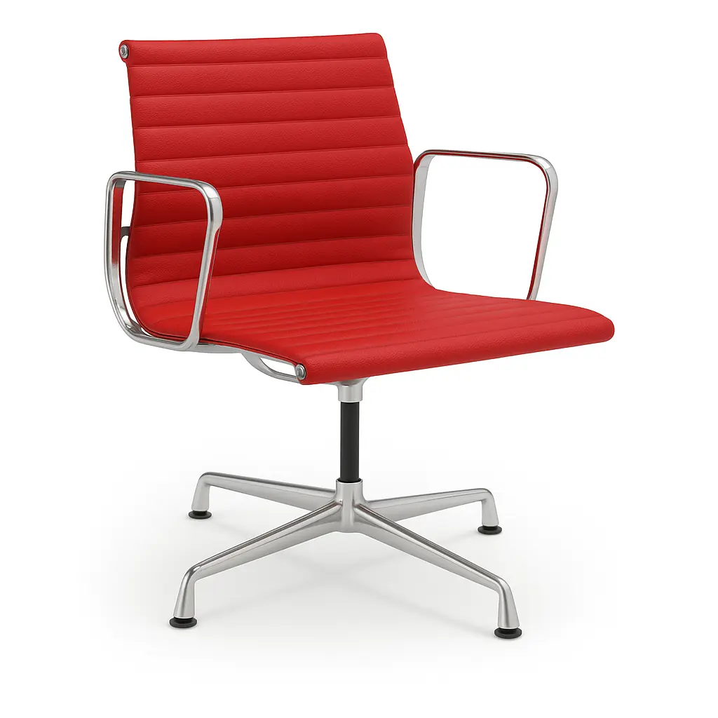 Eames EA Besprechungsstuhl,  Leder Version