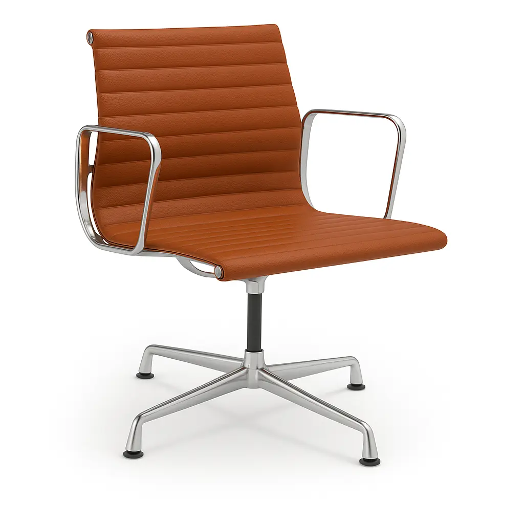 Eames EA Besprechungsstuhl,  Leder Version