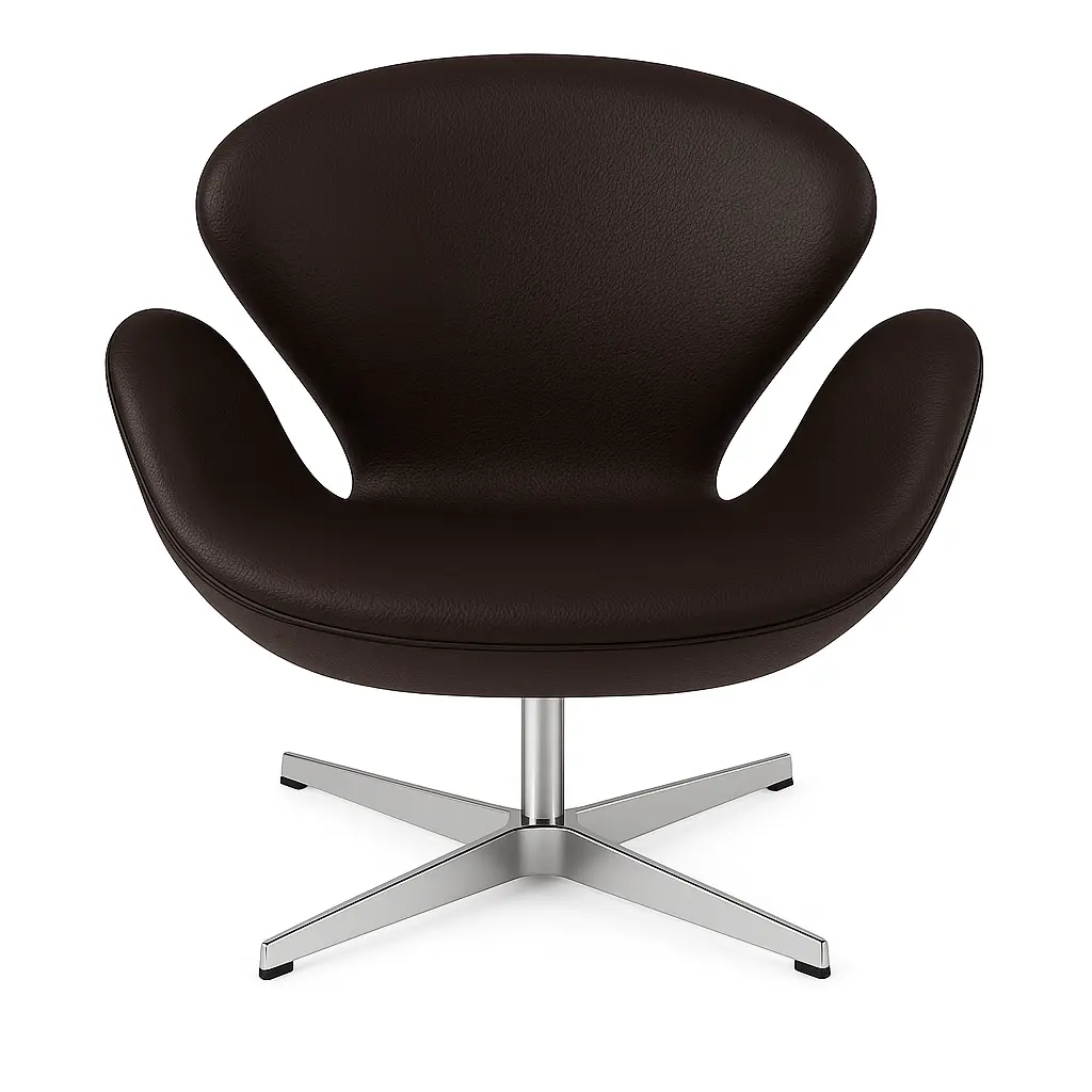 "Swan" Design Sessel Leder Version