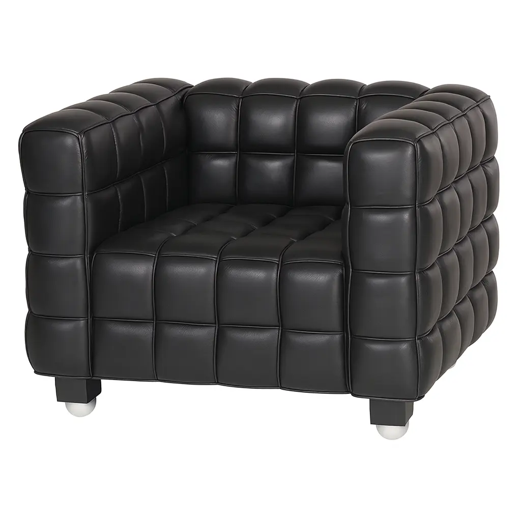 Kubus Series Armchair (Black)