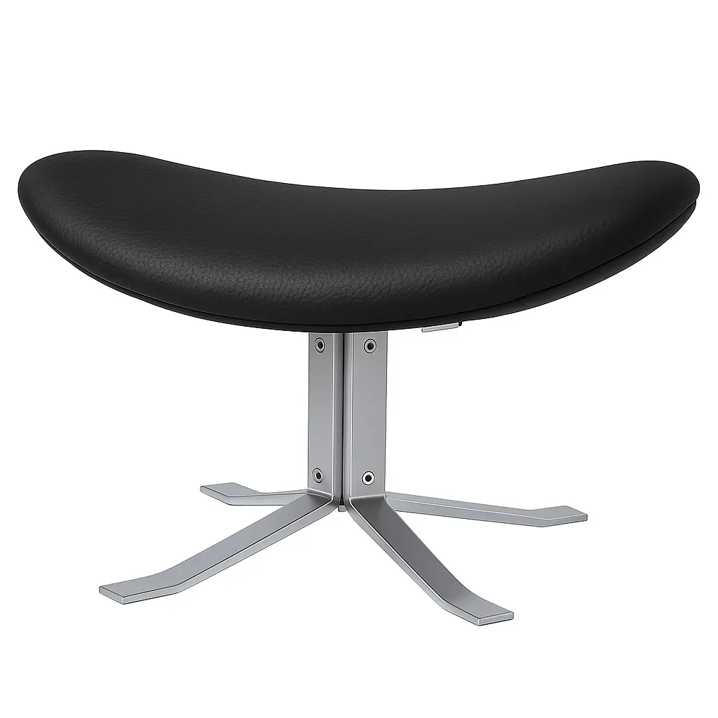 Corona Ottoman Leather Version (Black)