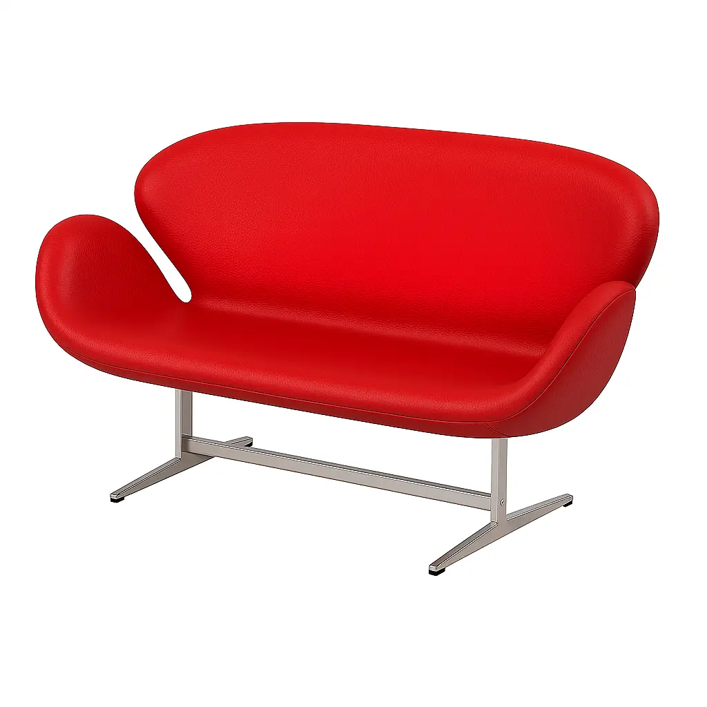 "Swan" Design Sofa Leather Version