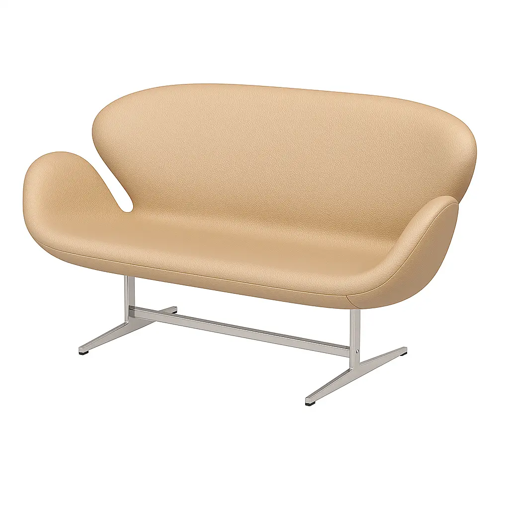 "Swan" Design Sofa Leather Version