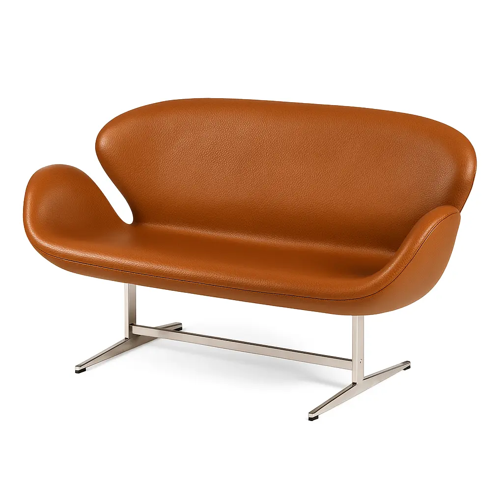 "Swan" Design Sofa Leder Version