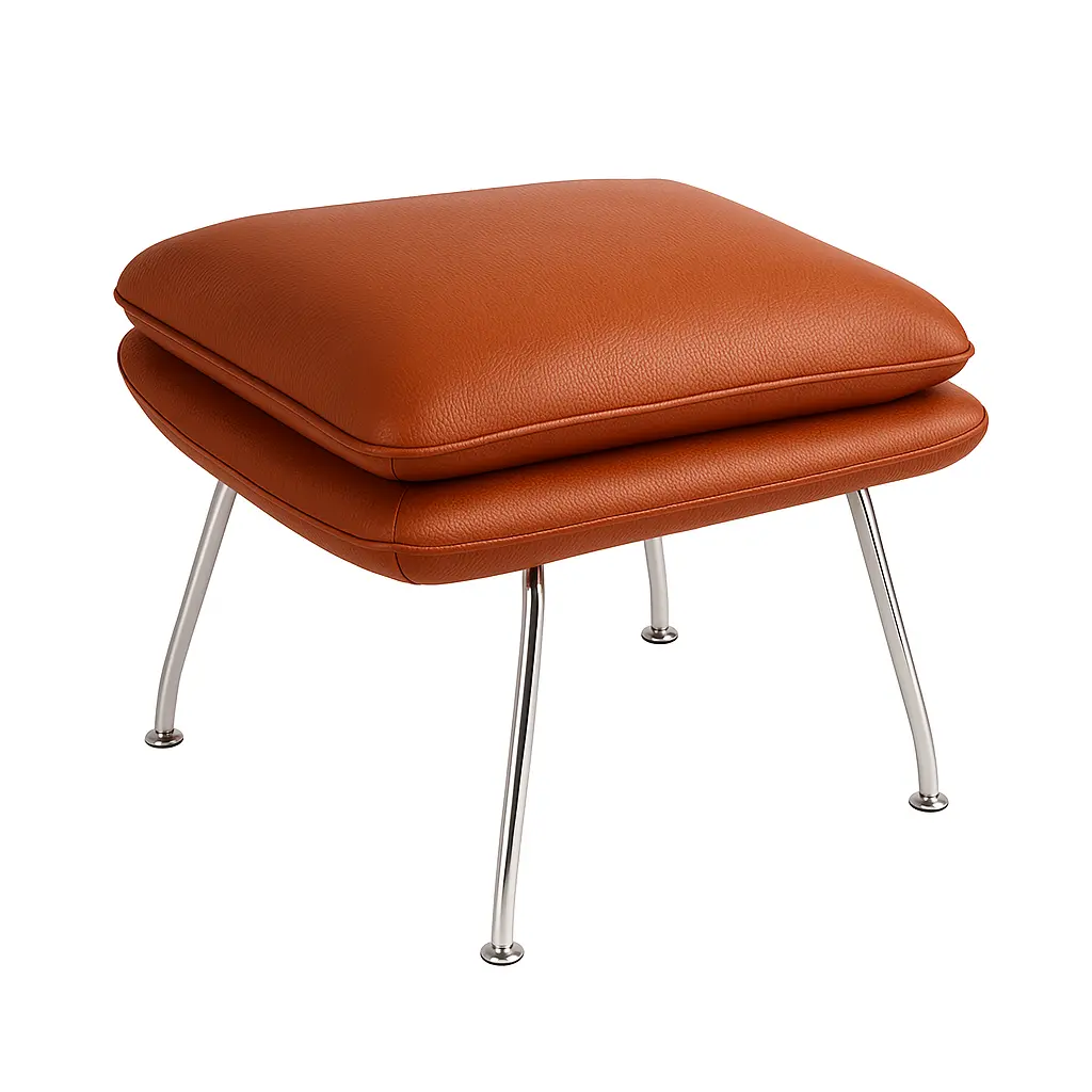 Womb Ottoman Leather