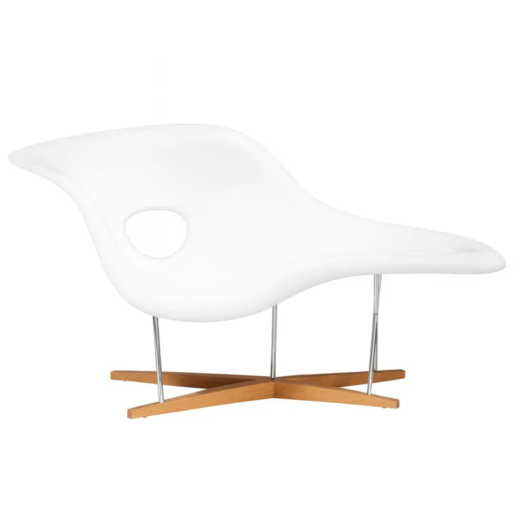 Eames La Chaise Design Lounger (Weiss)