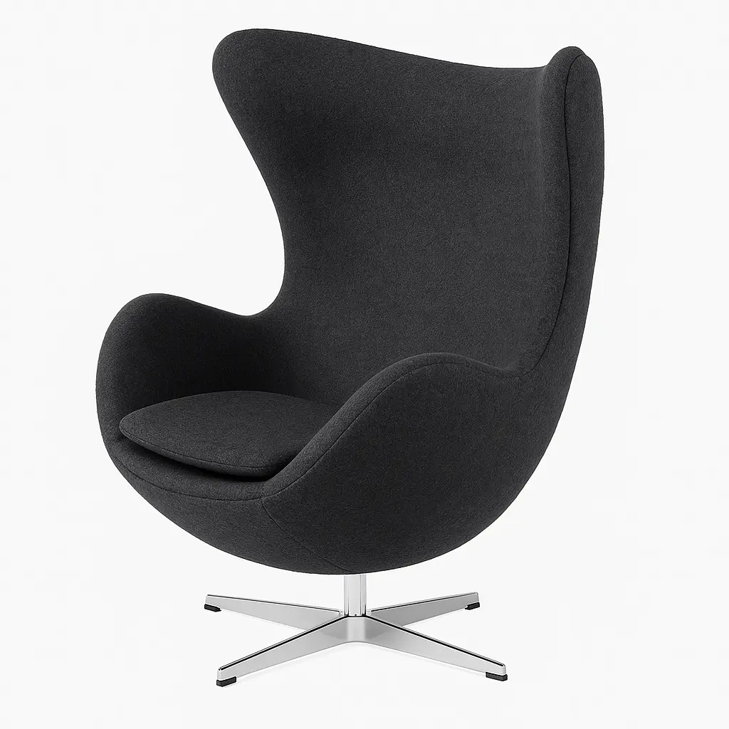 "Egg" Design Chair Cashmere Blend