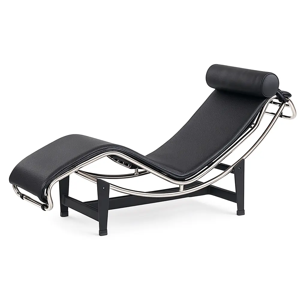 Lounger LC Series No 4 - Black Leather Deal
