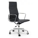 EA Office Chair, Leather Hard Pad version BLACK SPECIAL