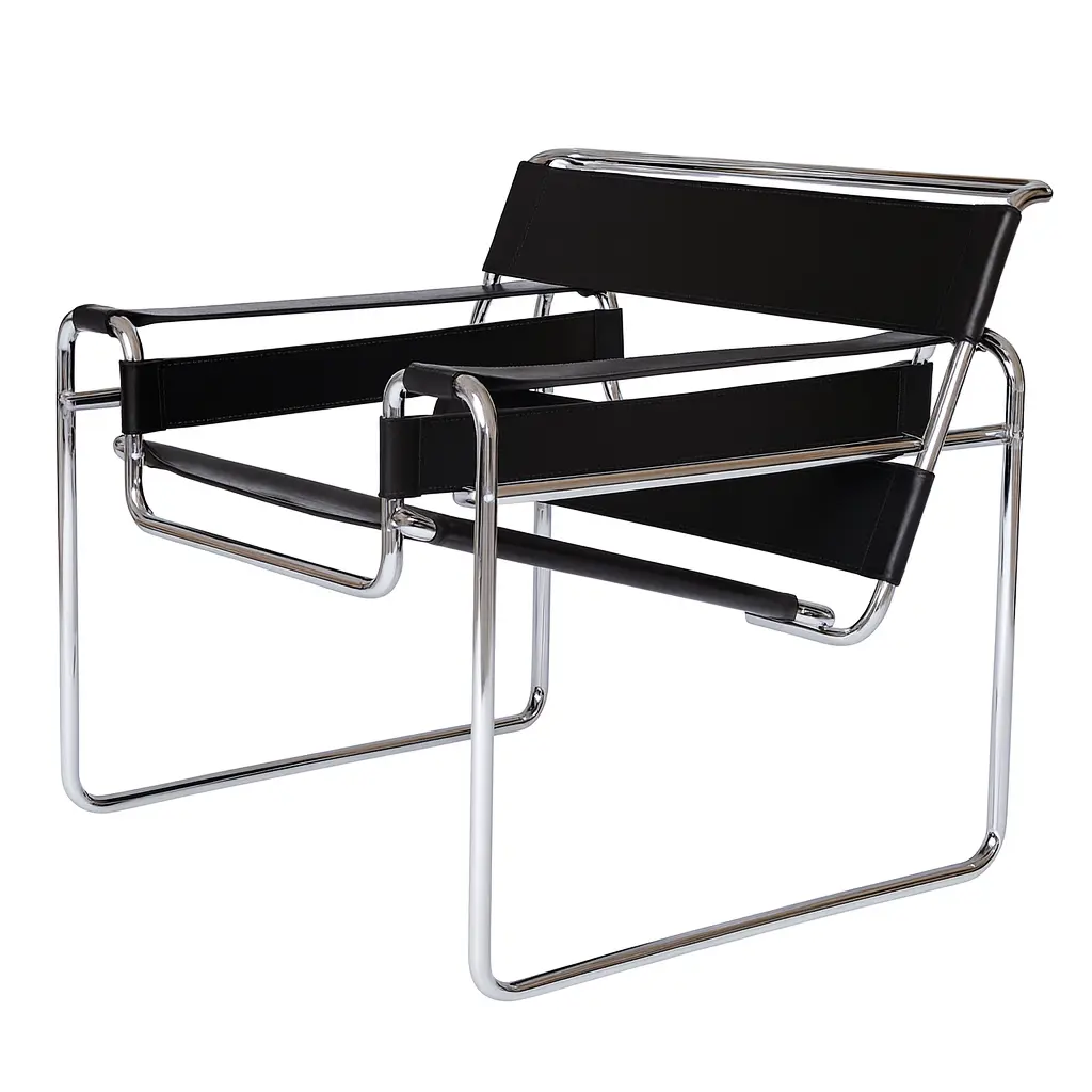 [1030-14-0000-0706] Wassily Chair (Black)
