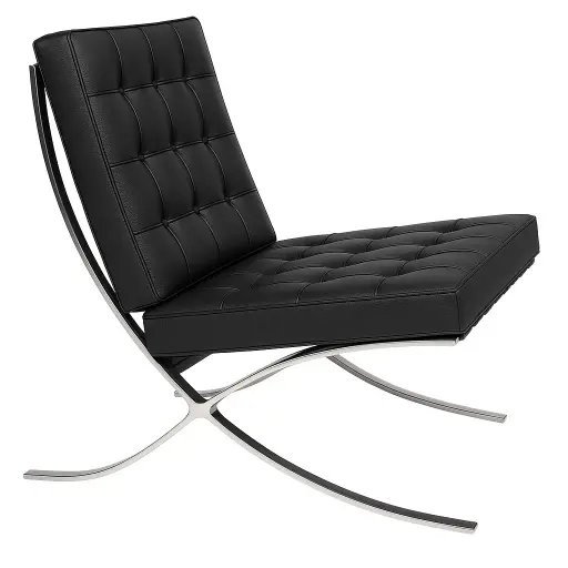 Barcelona Chair - Black Leather Deal