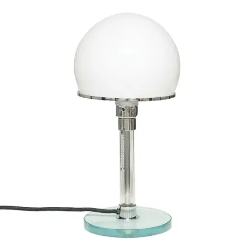 Wagenfeld Bauhaus Lampe mit Glassockel